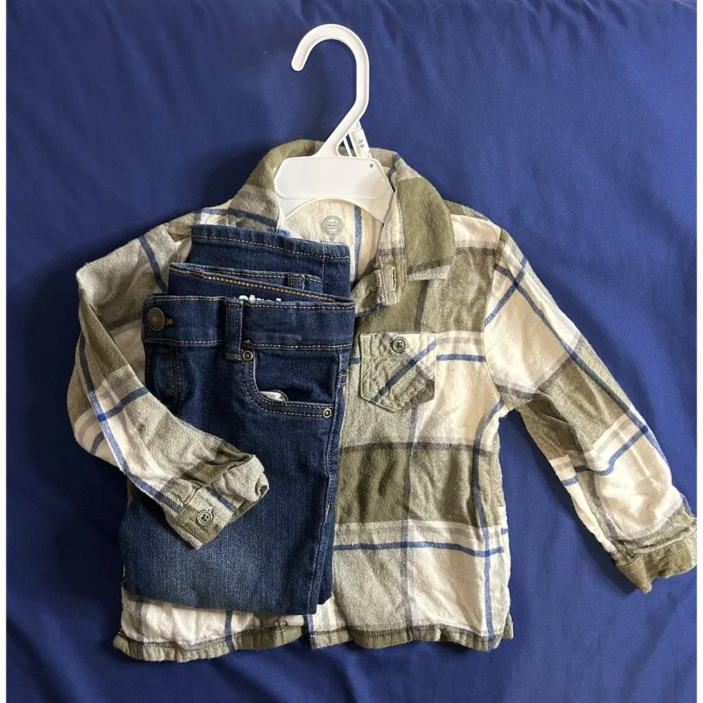 Huge Lot Boys Clothes 3T NEW & EUC Carters Outfits Sets Osh Kosh Pants Tommy H&M